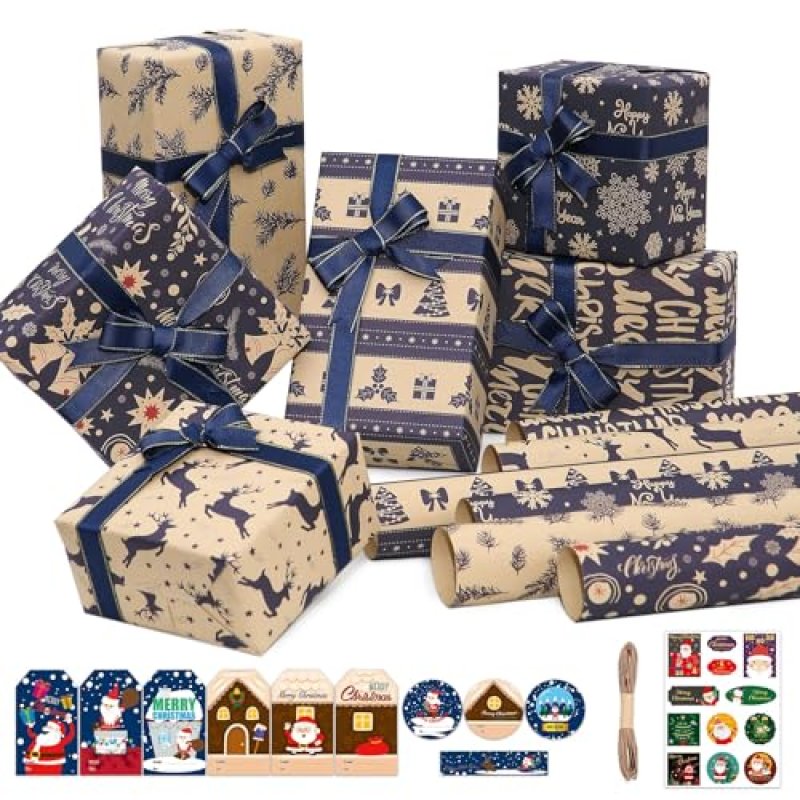 Larcenciel Christmas Wrapping Paper