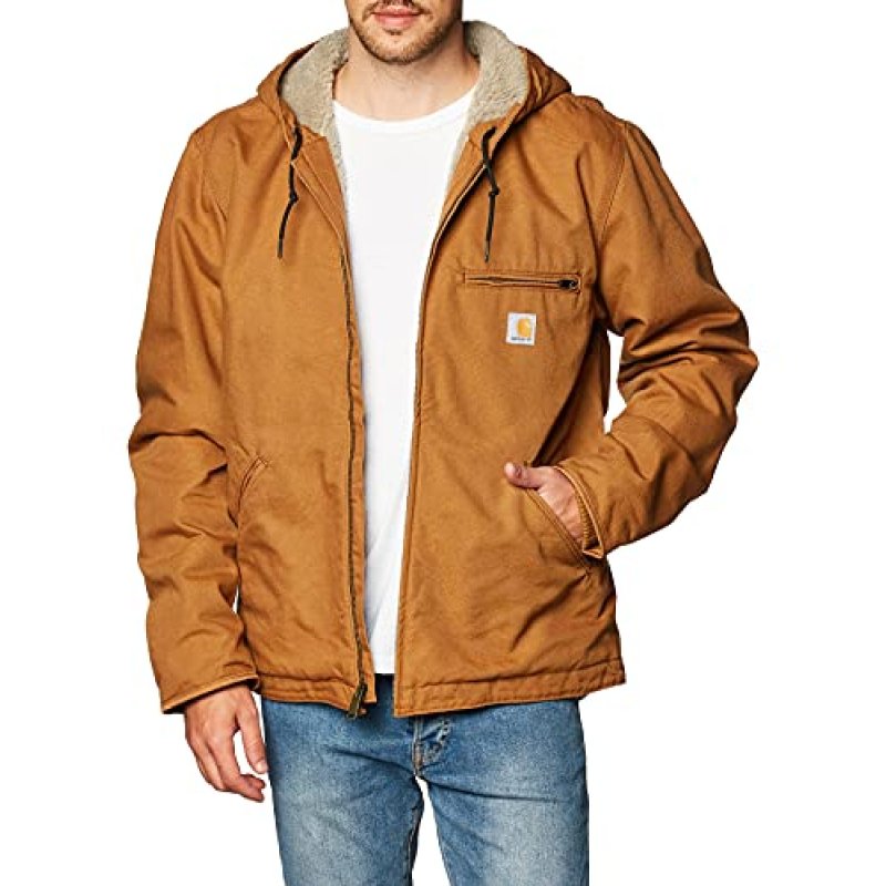 Carhartt Men's Relaxed Fit Washed Duck Sherpa…