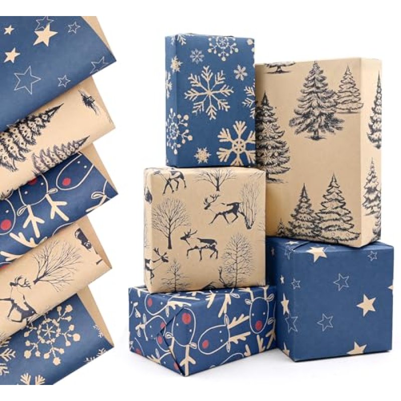 Various Designed Style Xmas Wrapping Paper,…
