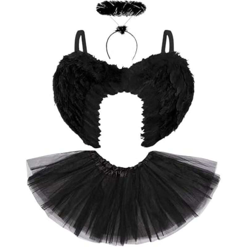 Dark Angel Costume Womens Halloween Outfit -…