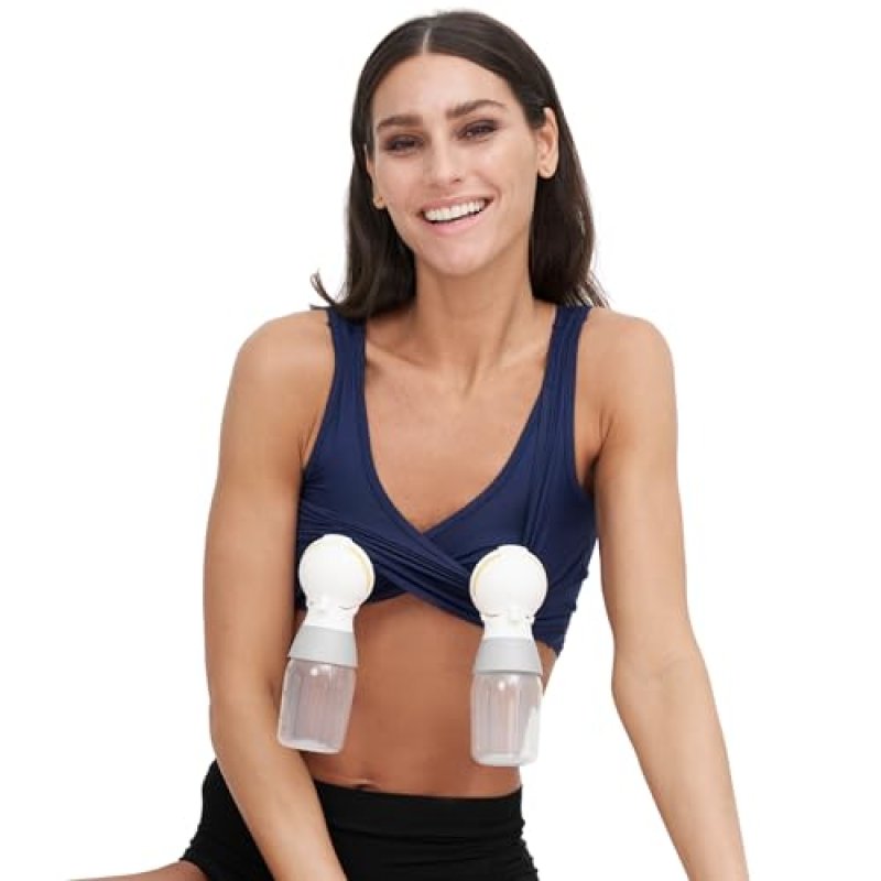 Larken Hands Free Pumping Bra for Breastfeeding |…