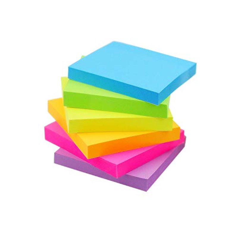 Early Buy Sticky Notes 6 Bright Color 6 Pads Self…