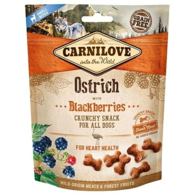 Carnilove Ostrich with Blackberries Dog Treats…