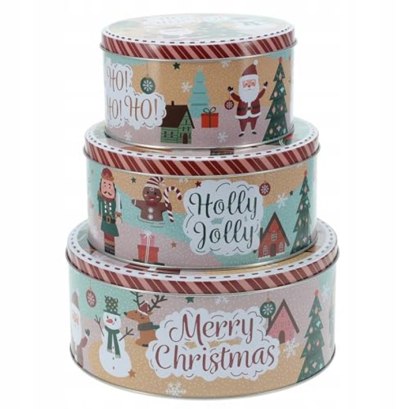 Carousel Home Christmas Tins