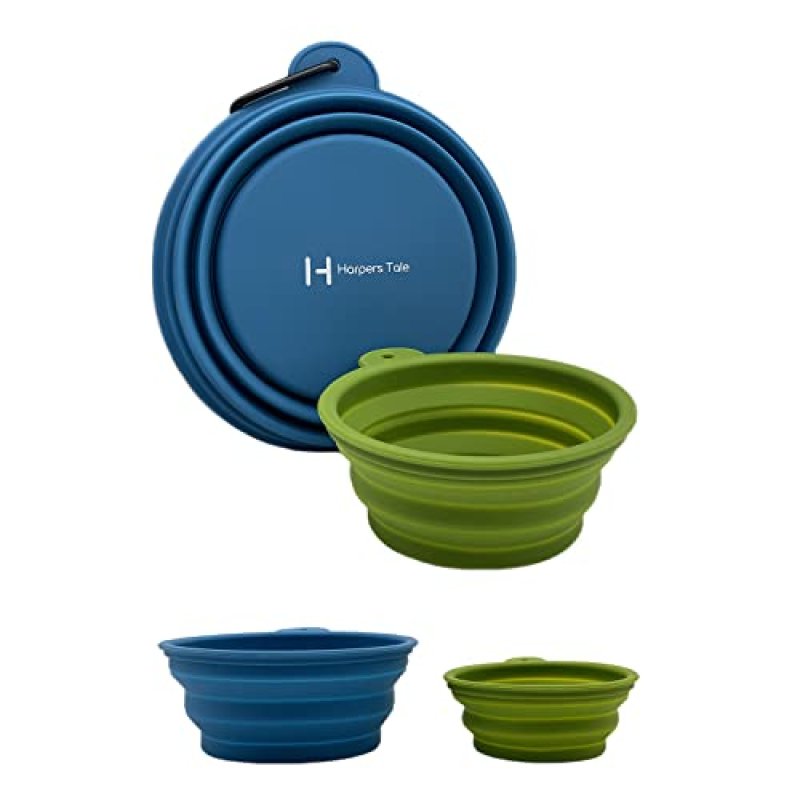 H Harpers Tale Travel Dog Bowls