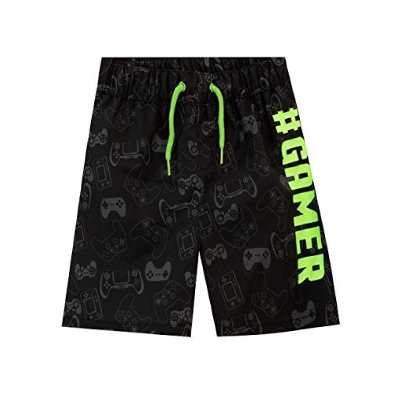 Harry Bear Boys Gaming Swim Trunks