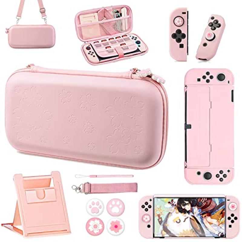 OLDZHU Carrying Case Kit for Nintendo Switch OLED