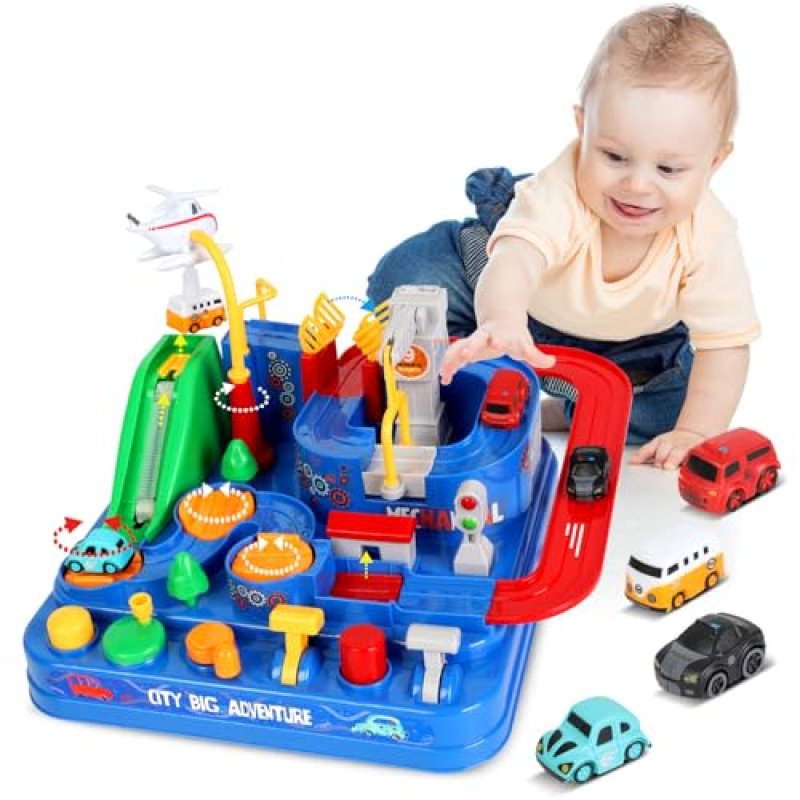 TODARRUN Cars Race Track Toy