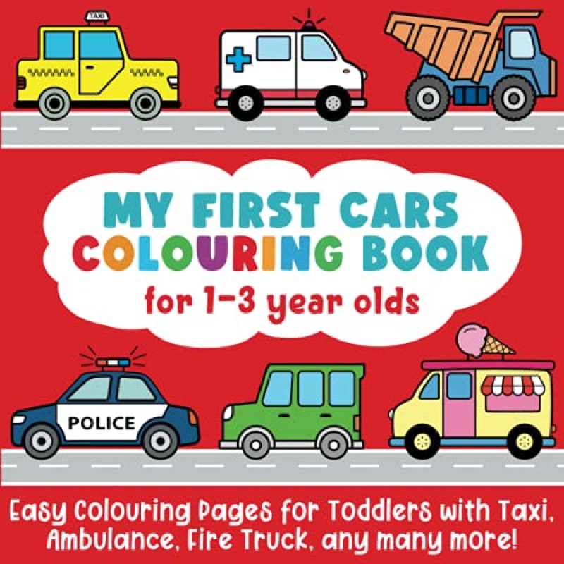 Cars Colouring Book for Toddlers