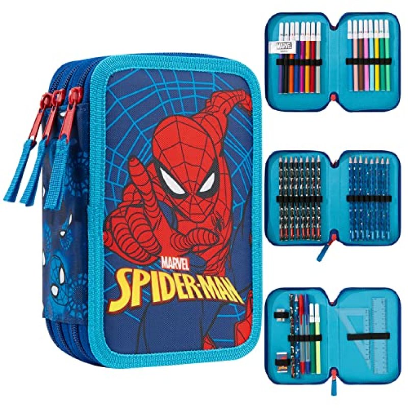 Marvel Pencil Case with Stationery