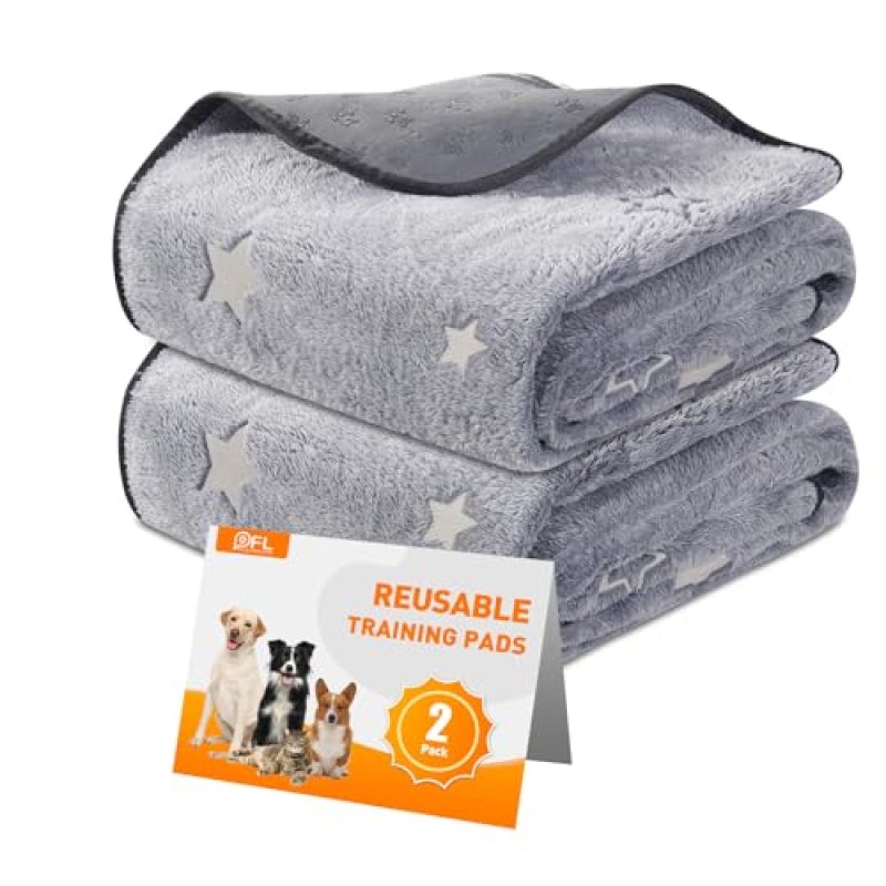 Washable Puppy Pads, 2 Packs Fast Absorption…