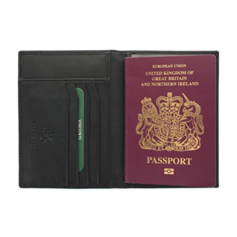 VISCONTI Passport Holder RFID Blocking