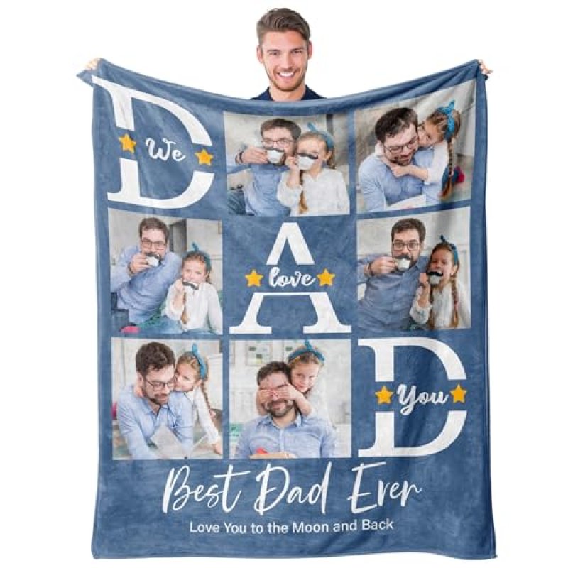Easycosy Personalised Dad Blanket
