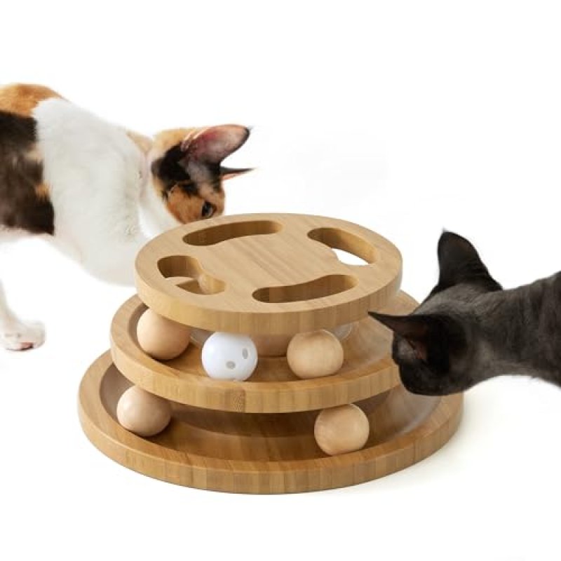 ZOMISIA Cat Ball Track Toy