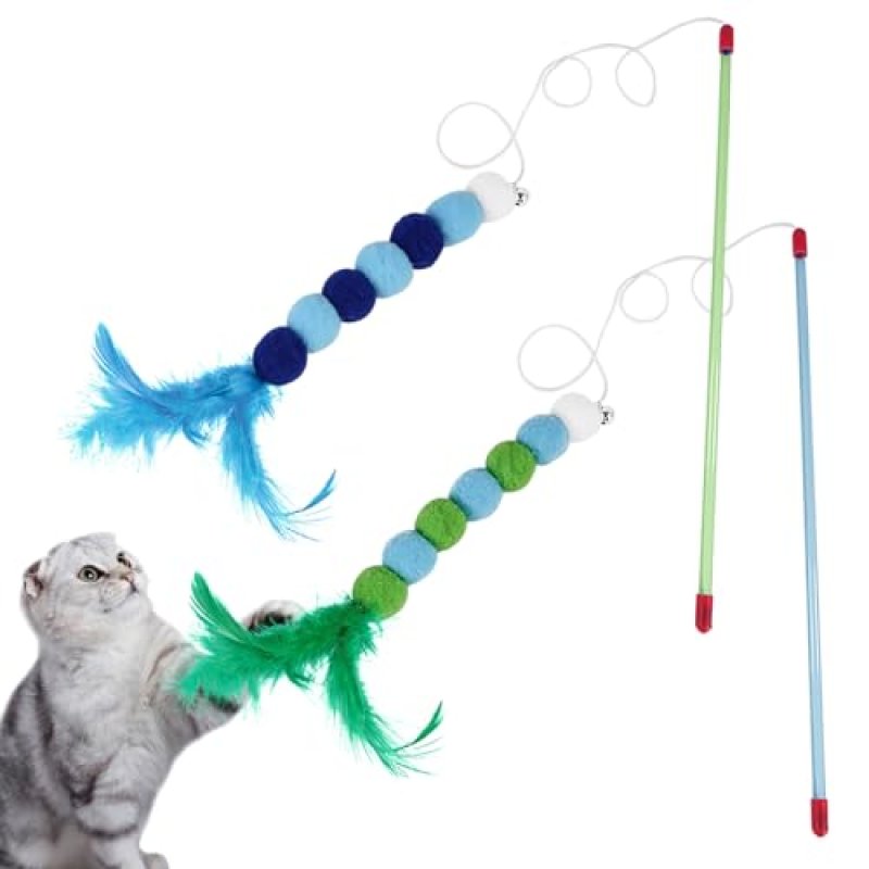 Cat Feather Wand Toys