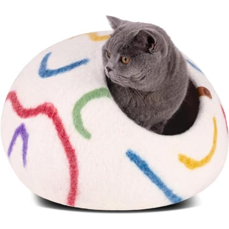 MEOWFIA Cat Bed Cave - Merino Wool
