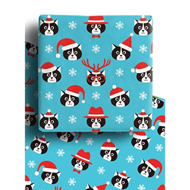 Cat Christmas Wrapping Paper