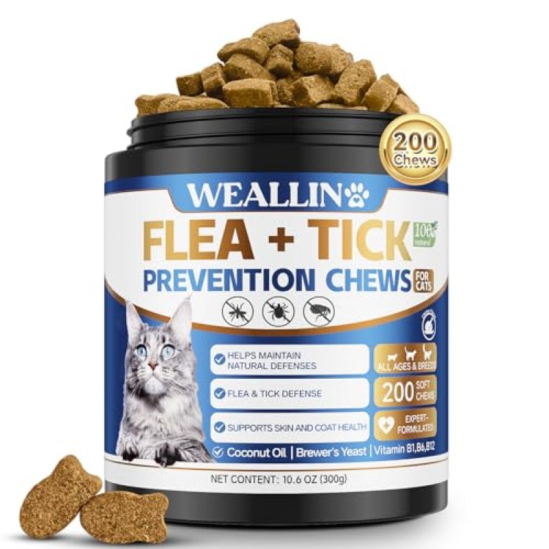 WEALLIN Cat Flea Chews