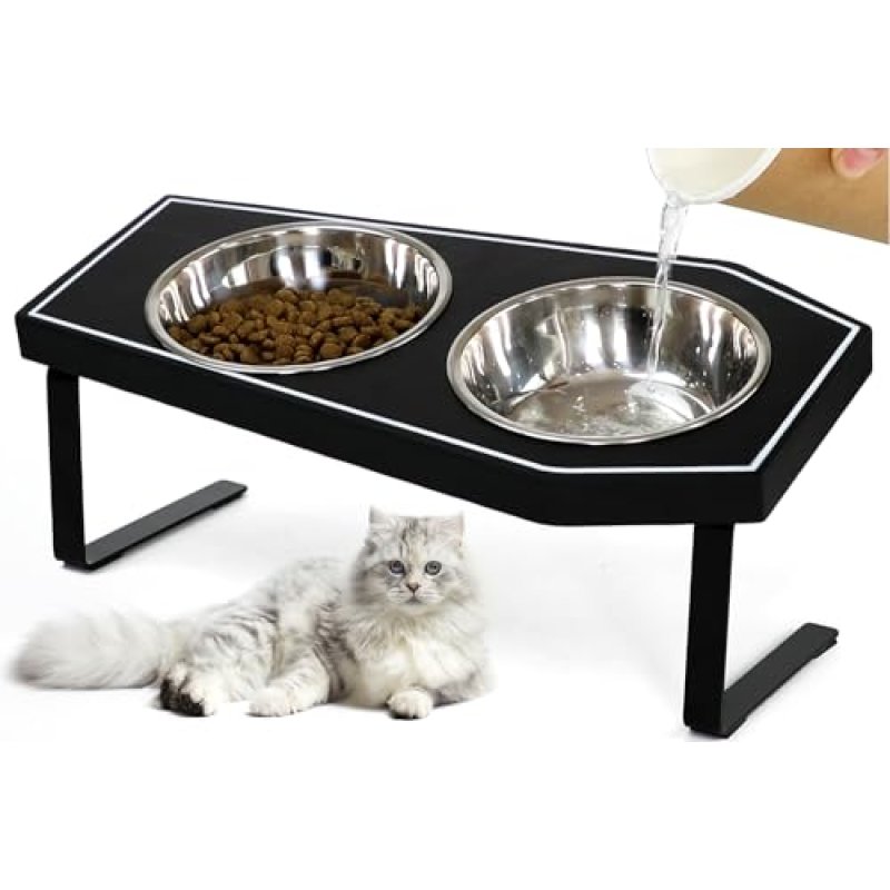 OPELETNNT Cat Food Bowls