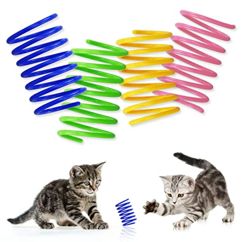 LAMXD Cat Toys - Spiral Springs Pet Interactive Toys