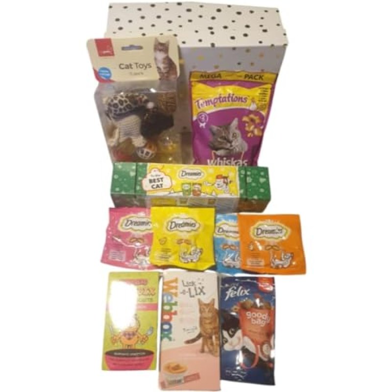 Cat Treats & Toys Hamper