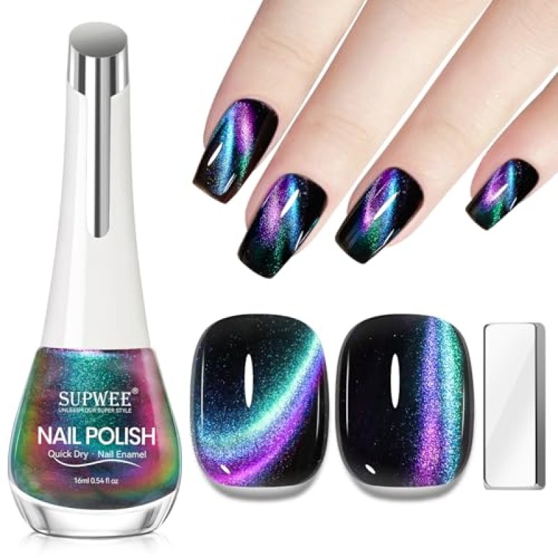 SUPWEE Cat Eye Nail Polish