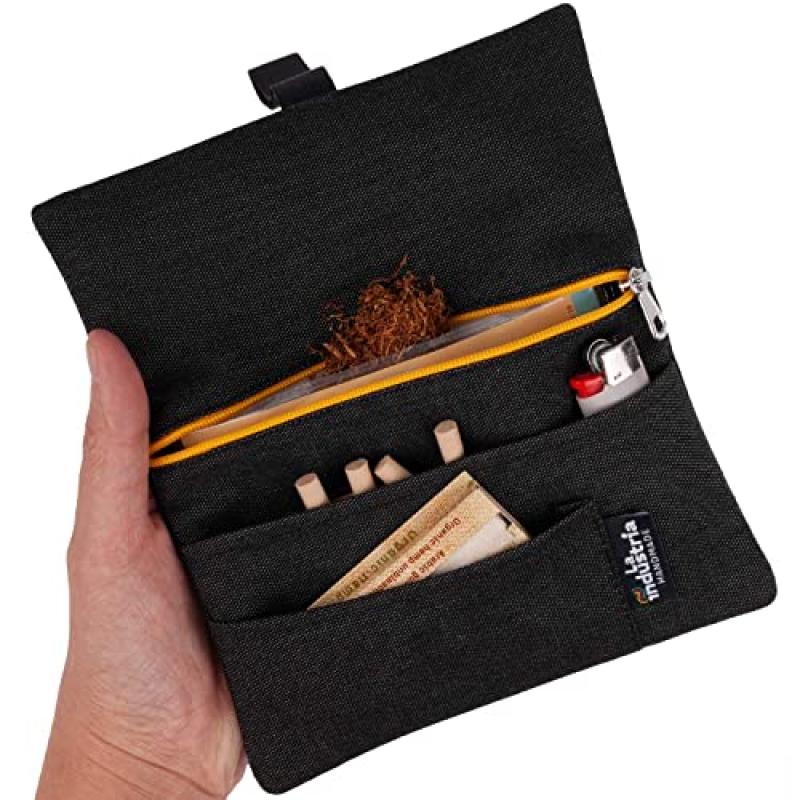 Water-Repellent Tobacco Pouch with Holder