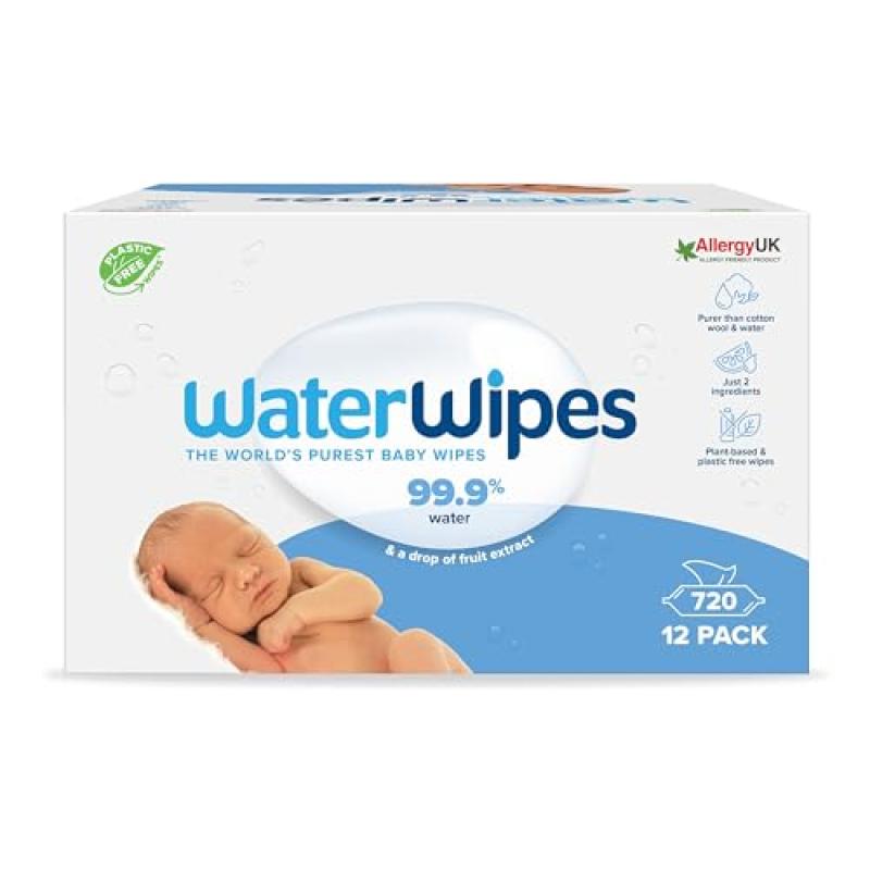 WaterWipes Baby Wipes, Unscented