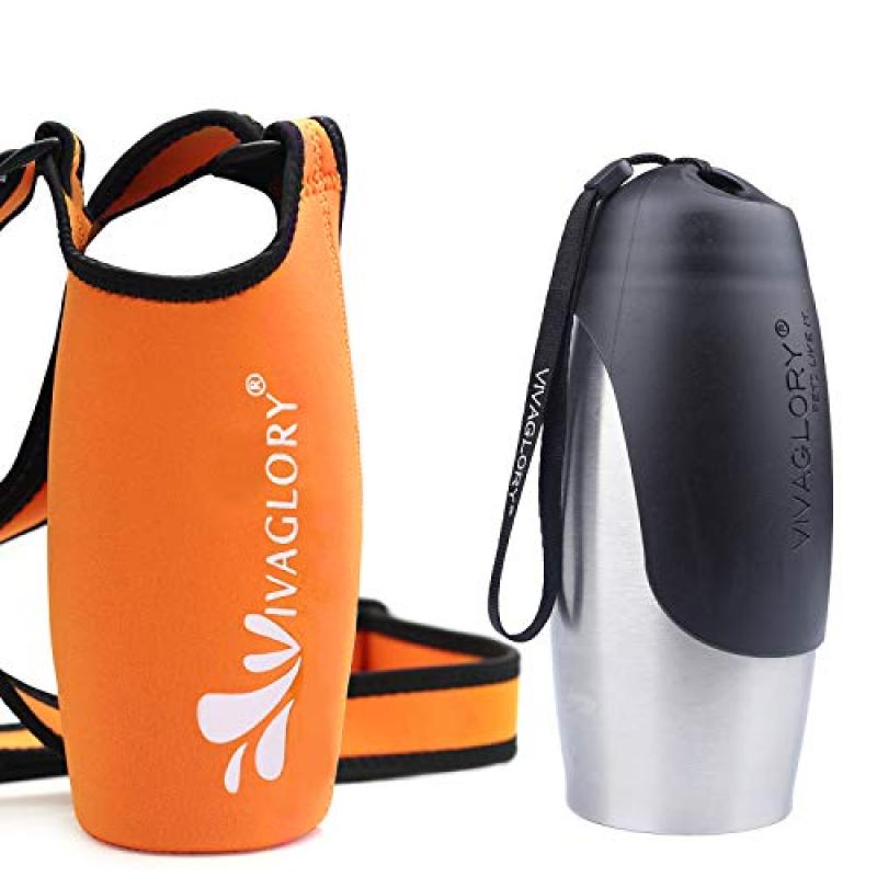 VIVAGLORY Water Bottle & Carrier Combo