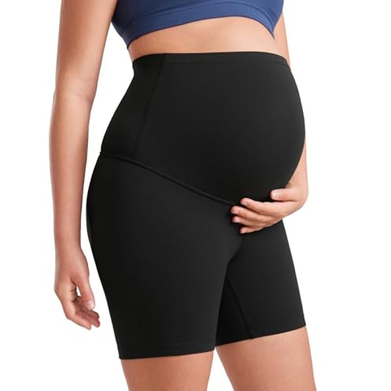 CRZ YOGA Maternity Biker Shorts