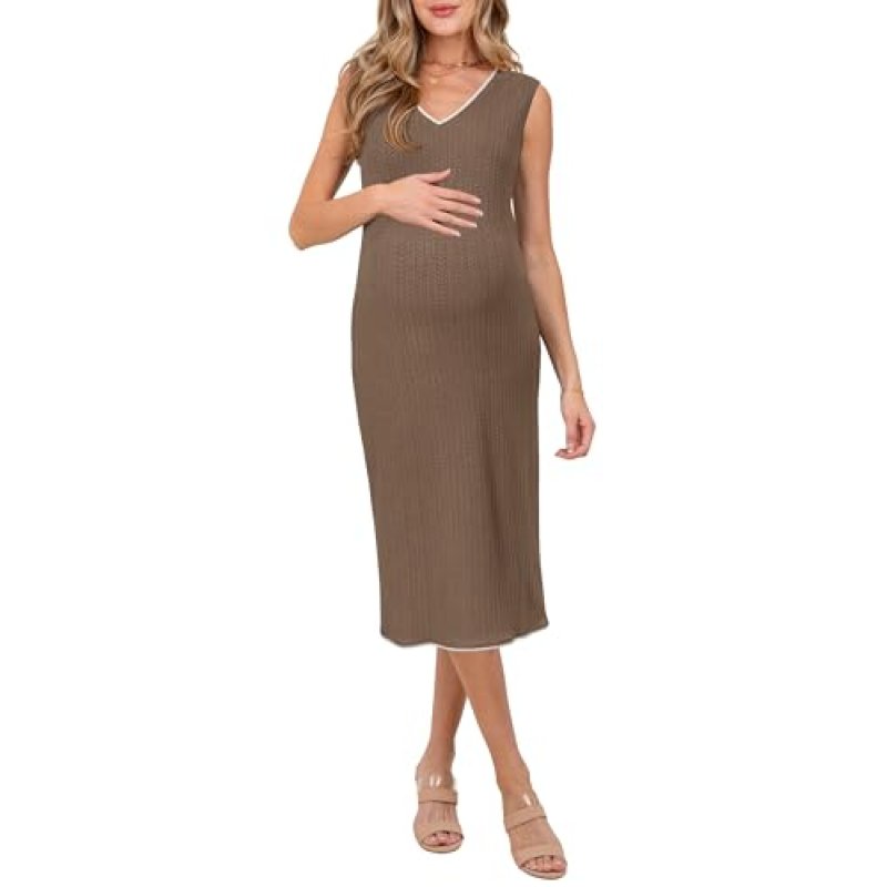 OUGES Maternity Dress