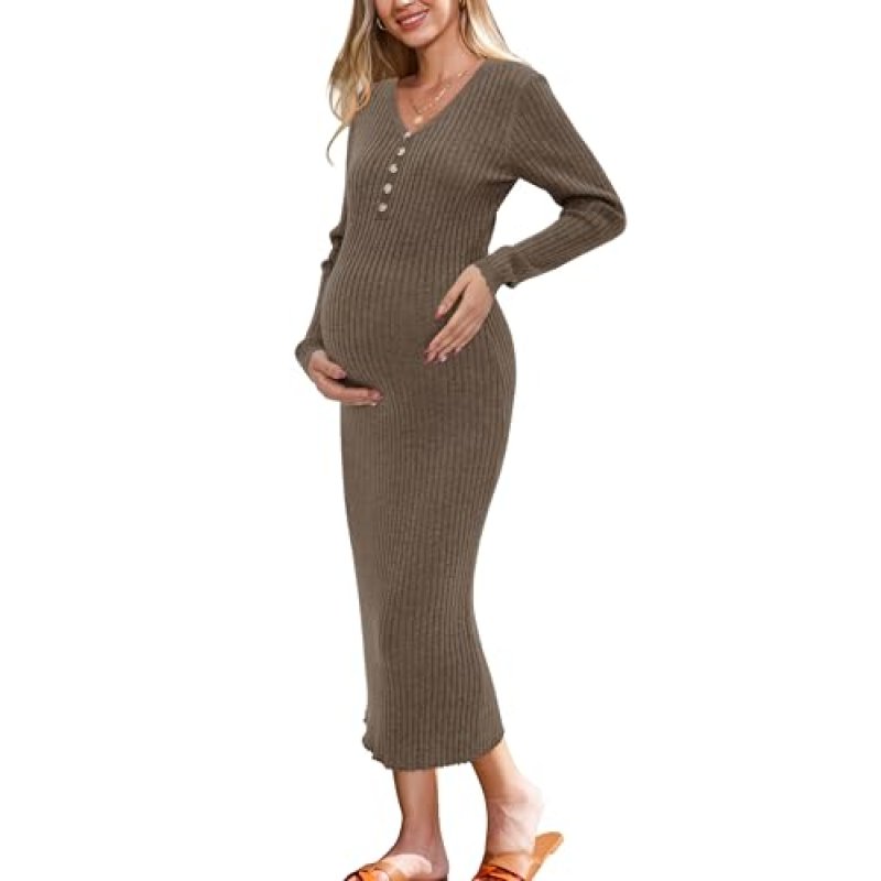 OUGES Maternity Dress