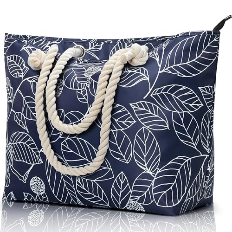 KALIDI Waterproof Beach Bag with Zipper