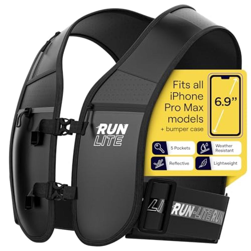 Waterproof Running Vest with Phone Holder