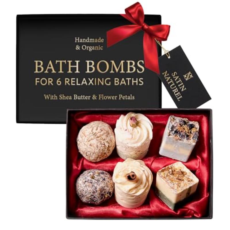 Bath Bombs Gift Box by Satin Naturel