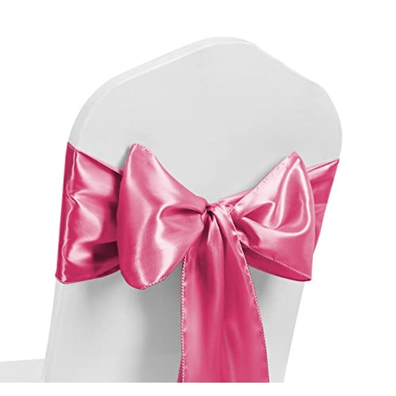 Satin Chair Sash with Bow