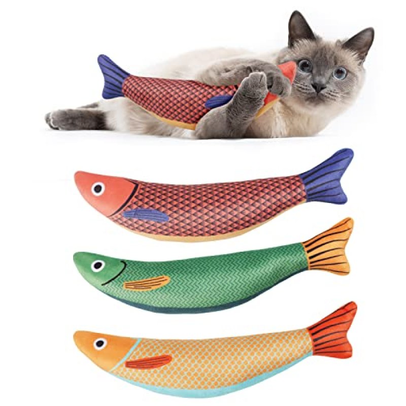 OSDUE Catnip Fish Toys