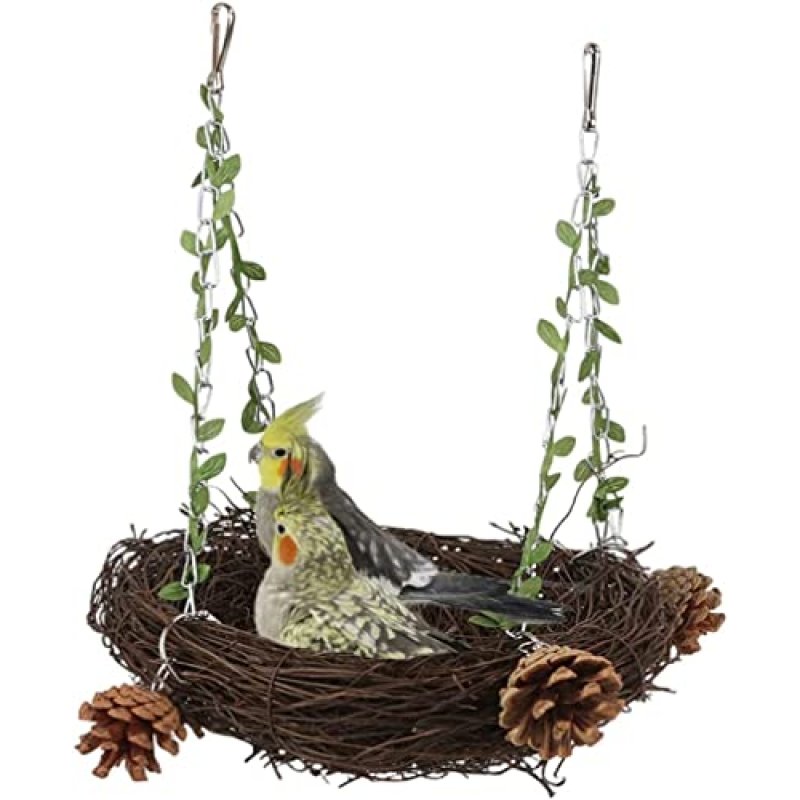Rattan Bird Swing