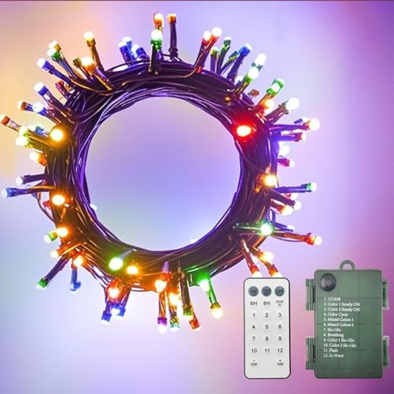GHJ LED Battery Power Remote Control Fairy Lights…