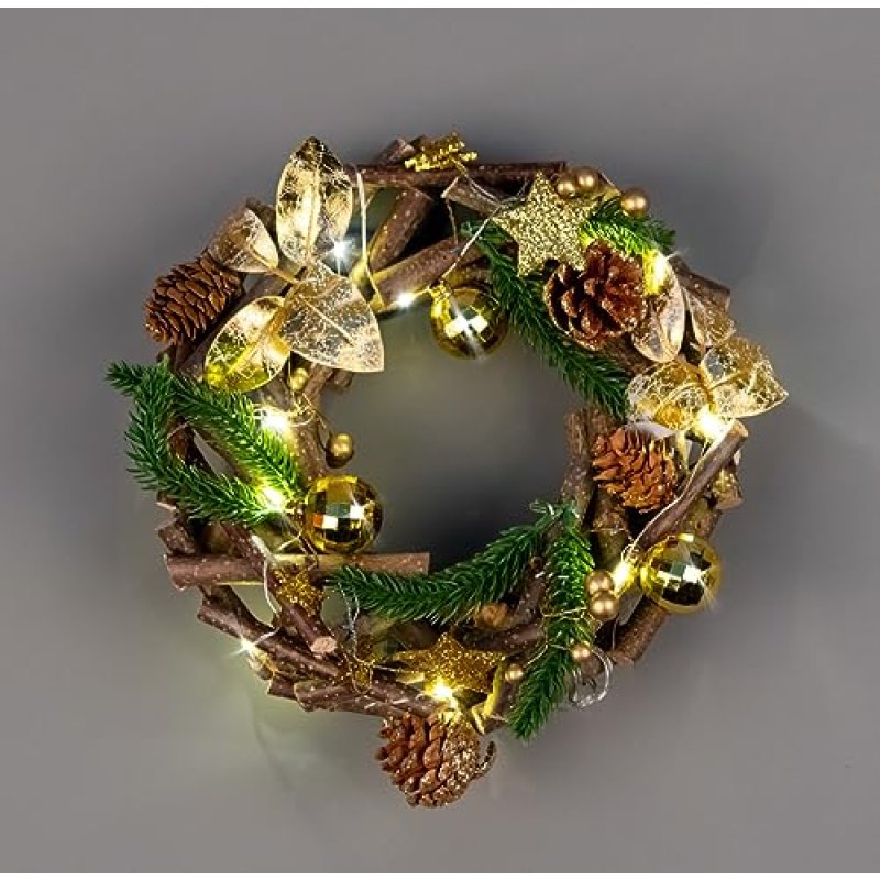 Battery-Operated Wreath
