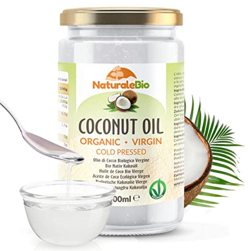 NaturaleBio Coconut Oil 1L Cold Pressed