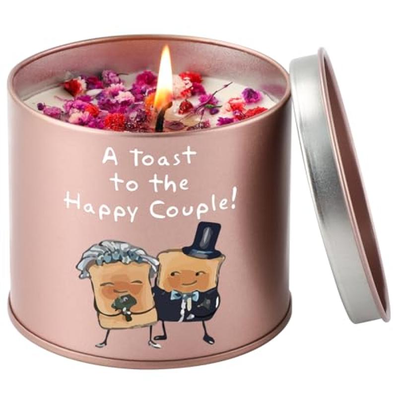 PRSTENLY Lavender Wedding Candles