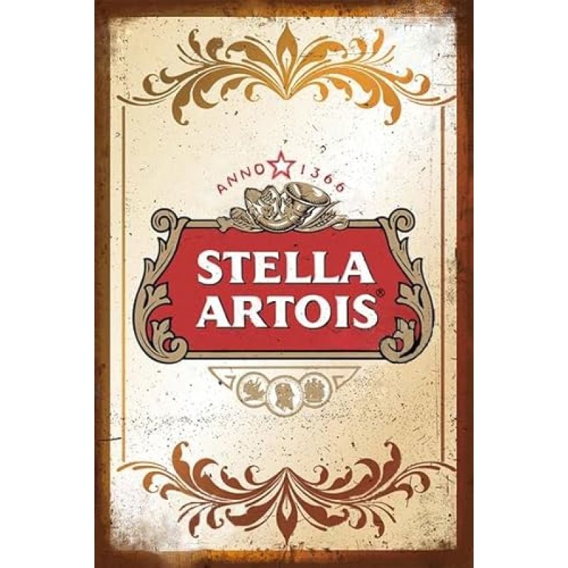 Sawfish® Stella Artois Signs Metal Plaque…