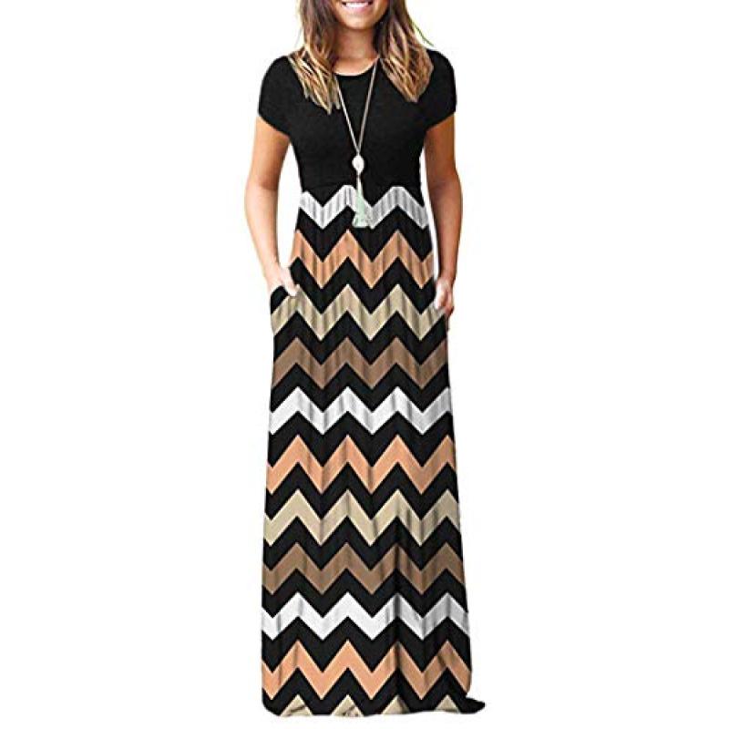 AUSELILY Maxi Dress with Pockets