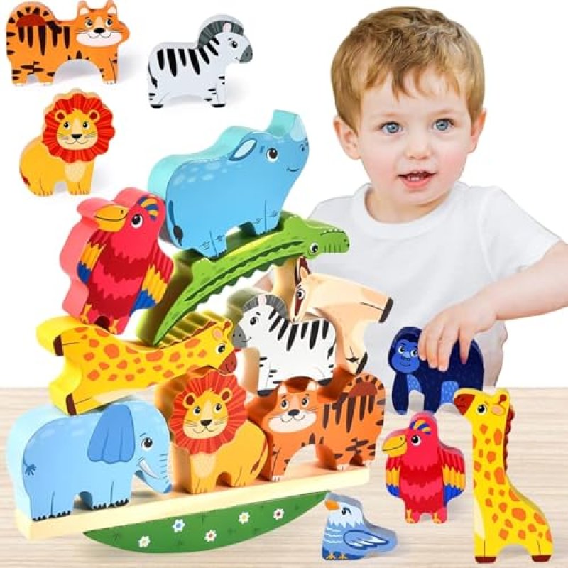 Maxricus Animal Stacking Blocks Toy