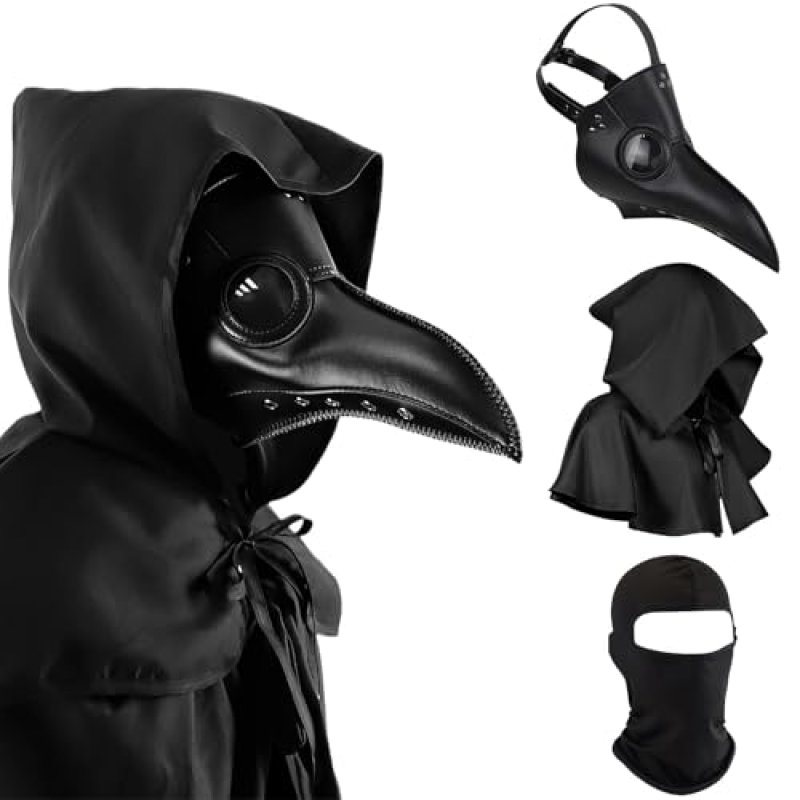 Raxwalker Plague Doctor Mask Costume Set…