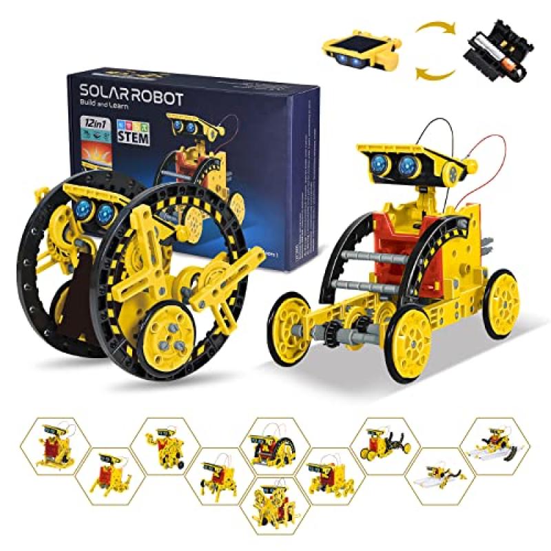 OMWay Solar Robot Science Kit for Kids