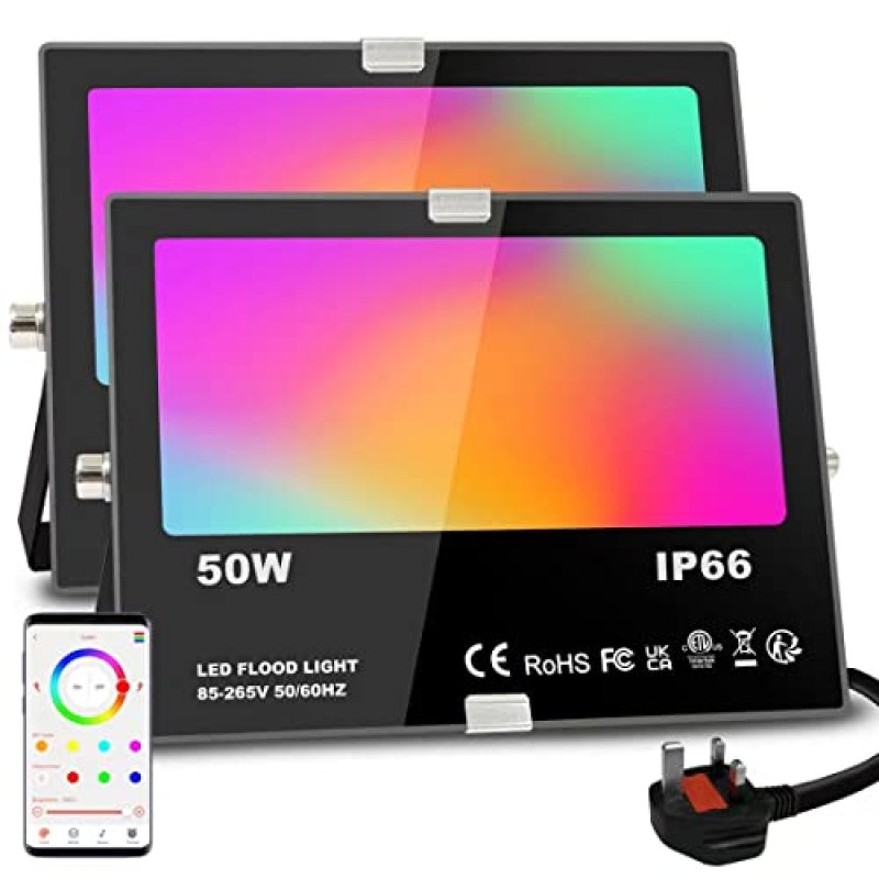 Jayool LED Floodlight Outdoor 500W Equivalent…