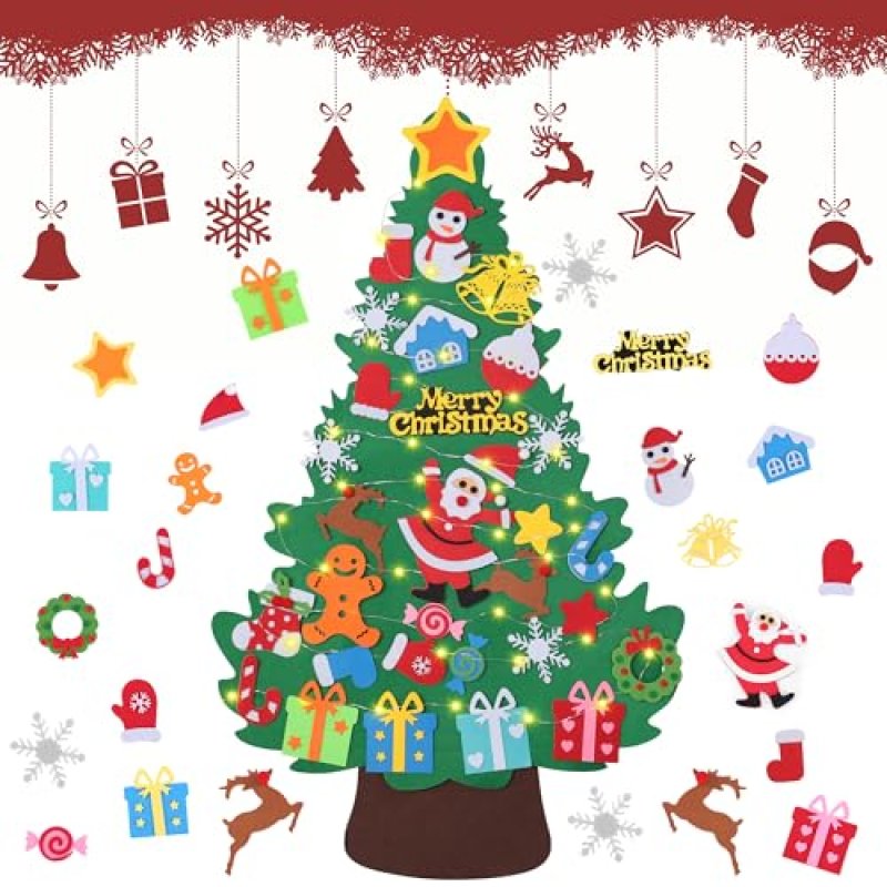 DazSpirit Felt Christmas Tree