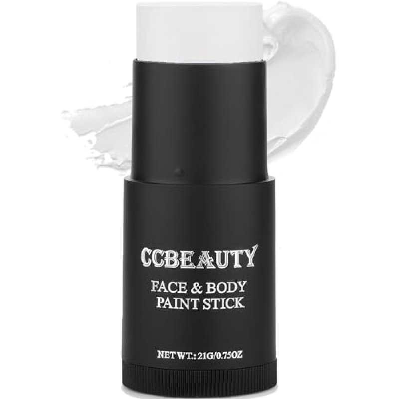 CCbeauty Clown White Face Paint Stick,Face…